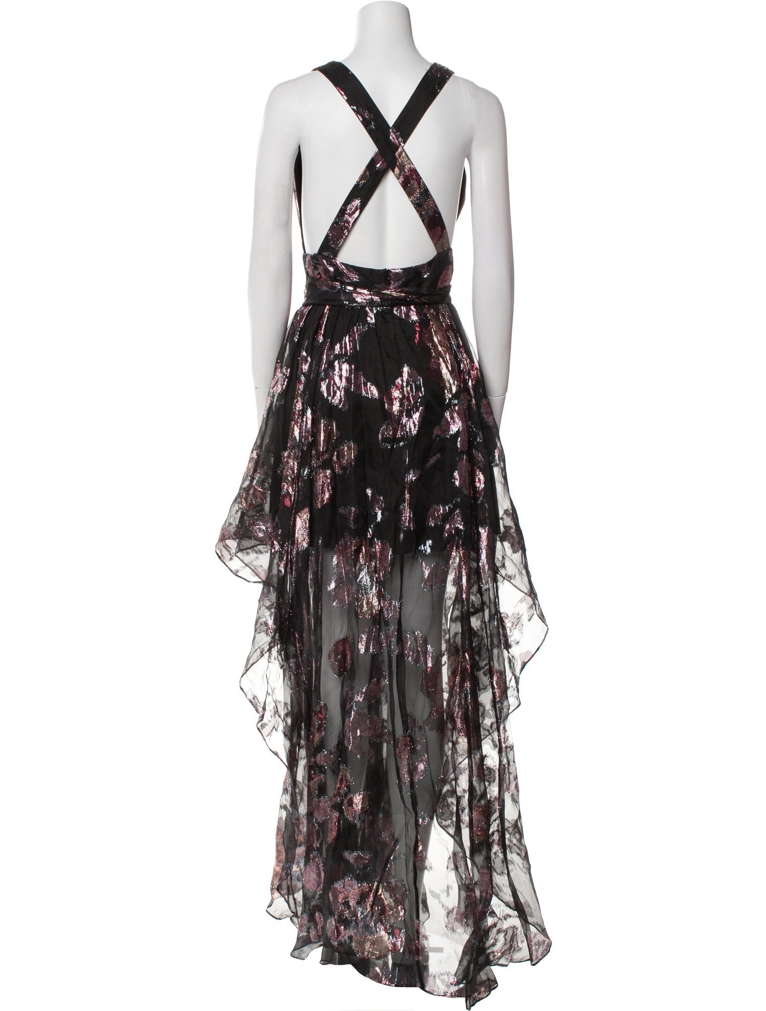 Milly Silk Long Dress